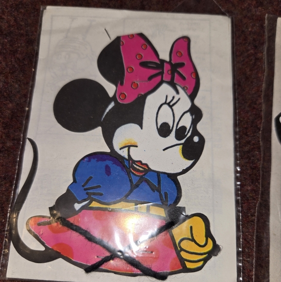 Vintage Mickey And Minnie Paper Doll Puppets Still In Package With Instructions - Picture 3 of 4